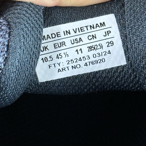 Salomon Elixir Tour Outdoor 476920 Shoes Navy Blue Size 11 - Picture 9 of 9